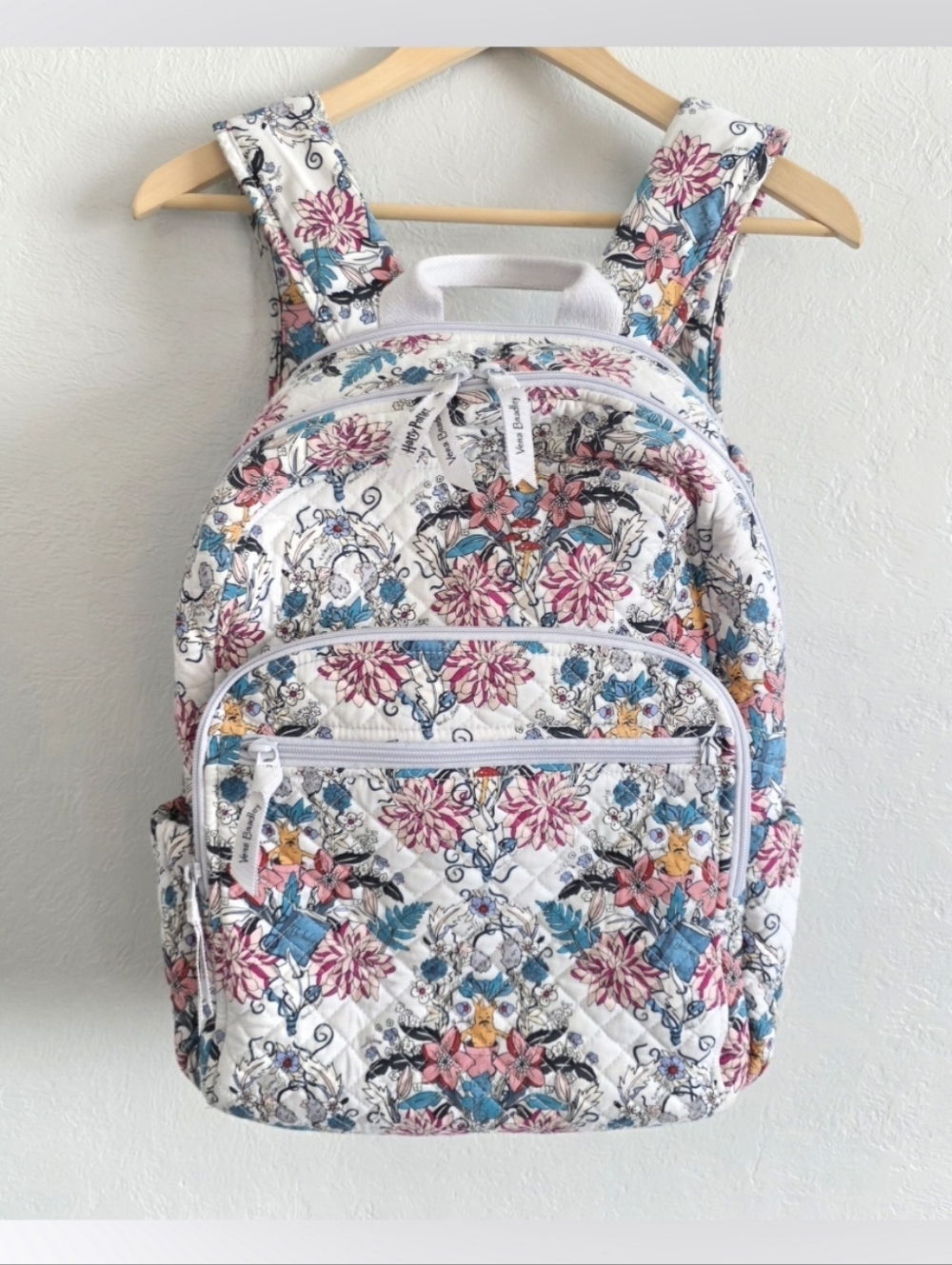 Vera Bradley Harry Potter Herbology Mandrake Floral Large Multicolor Backpack